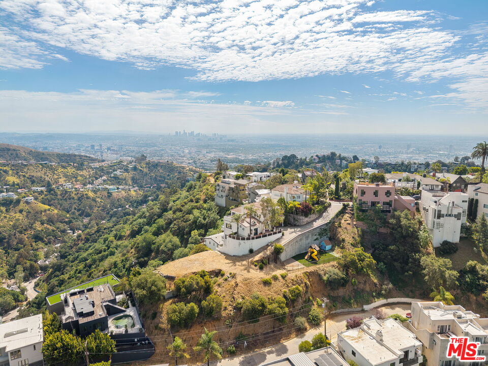 Hollywood Hills panoramic home view