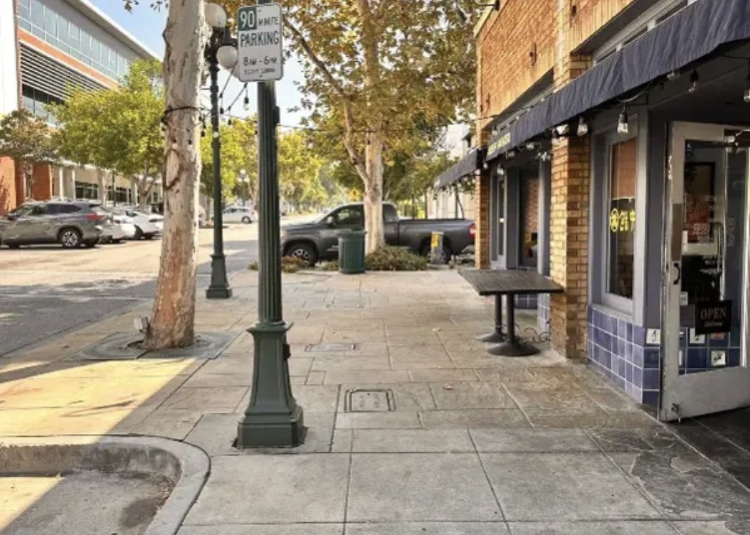 Street view near the restaurant